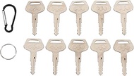Aree 10 PCS Ignition Keys #787 with Key Chain TR261434 Compatible with Komatsu Excavator Dozer Loade