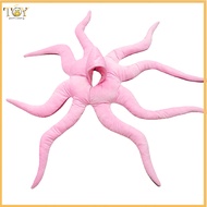 deveodo 130cm Octopus Plush Toy Funny Wearable Animal Headgear Lovely Doll Plushies Ornament Oversiz