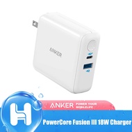 Anker PowerCore Fusion III PIQ 3.0, 18W USB-C Portable Charger 2-in-1 with Power Delivery