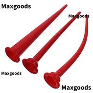 MAXGOODS Structural Adhesive Nozzle, Red 300mm/11.8in Caulking Nozzle, Durable Curved Caulking Nozzl