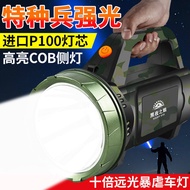 [Featured] Outdoor Strong Light Miner's Lamp Long-Range Rechargeable Flashlight Super Bright Searchl
