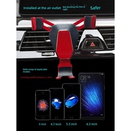 handphone holder car handphone holder Alloy car phone holder air outlet gravity sensing car navigati