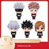 ฟิกเกอร์อนิเมะ jujutsu Kaisen จาก itadori Yuji gojo satori fushiguro Megumi kugisaki Kawaii ขนาด9ซม.