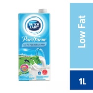 Dutch Lady Purefarm Uht Milk - Low Fat (1L)