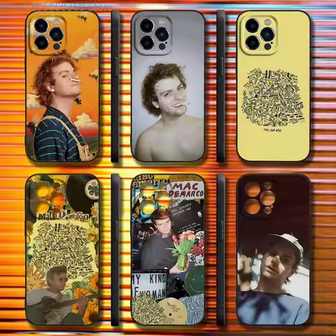 Mac D-DeMarco Singer Phone Case For iPhone 17,16,15,14,13,12,11,Pro,Max,Plus,X,XS,SE4,E,Mini,Soft Bl