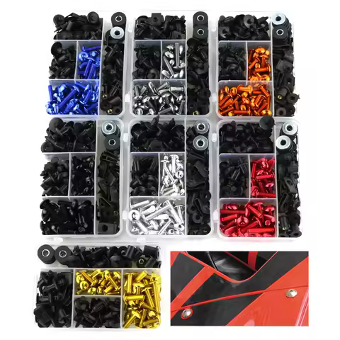 For Suzuki HAYABUSA GSX1300R GSXR 1100 GW250F B-King GW250F Complete Fairing Bolts Kit M6 M5 Nuts Wi