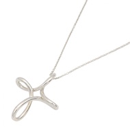 【二手】蒂芙尼 (Tiffany & Co.) 無限十字架項鍊，頸圍 72 厘米，925 純銀，男女皆宜，二手 A