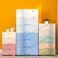 Almari Baju Murah Plastik Clothes Storage Drawer Cabinet With Wheels Wardrobe Storage Cabinet 衣柜