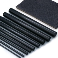 Fishing Rod Repair Kit Complete with Epoxy,10pcs Carbon Fiber Sticks Pole Building Kit, AB Glue, Wra