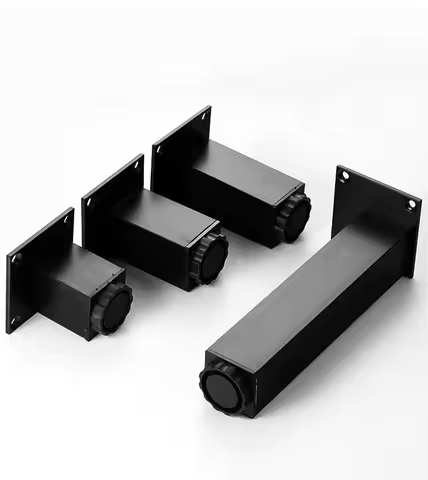 1Pcs 6-30cm Aluminum Alloy TV Cabinet Foot Bathroom Cabinet Foot Support Leg Square Adjustable Sofa