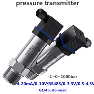 500Kpa 10Bar 0.2Bar Transmitter 50Bar 10Mpa 4-20Ma 0.5-4.5V Rs485 G1/4" Pressure Sensor Transducer