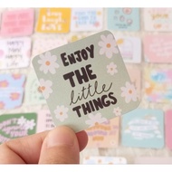 QUOTE CARD STICKER QUOTE 50 PCS MINI QUOTE CARD & STICKER QUOTE