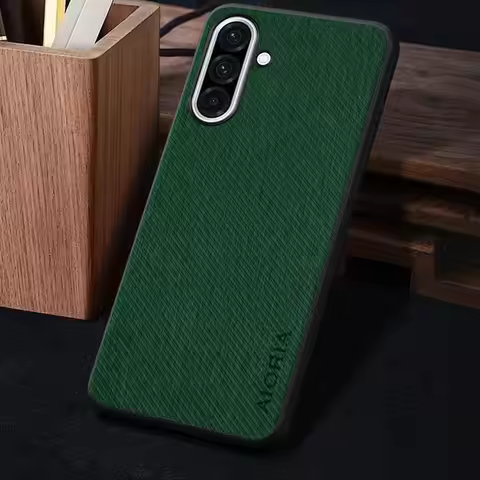Case for Samsung Galaxy A36 coque Luxury Vintage cloth pattern leather Skin Phone cover funda for sa