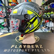 KYT *PSB APPROVED MIMETIC MATT YELLOW HELMET W FREE KYT CAP..😍!!