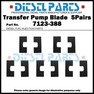 5 Pairs of Transfer Pump Blade 7123-388 7123-388A for LUCAS CAV Delphi DPA Pumps***&