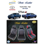 Coolmax - Semi Leather : Toyota Hilux - Vigo ( Car Seat Cover full-set / Sarung Kusyen Kereta yg pen