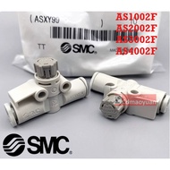SMC Speed Regulating Throttle Valve AS1002F AS2002F AS2052F AS3002F AS4002F-04A-06A-08A-10A-12A