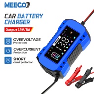 MeeGoo Intelligent Auto Pulse Repair Car Battery Charger (12V/24V 8A)