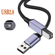 Lidu11 USB 2 0 to USB B Cable USB Type B to USB 2 0 for PC Laptop Printer Scanner Controller