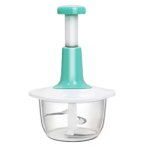 Manual Food Chopper Vegetable Chopper Hand Press Household Garlic Press Multifunctional Meat Grinder