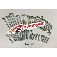 YAMAHA LC135 135LC ENGINE COVER COMPLETE BOLT SCREW SET