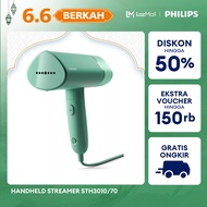 Philips Setrika Uap Handheld STH3010/70 Hijau - Setrika Uap Portable Dapat Dilipat Setrika Uap Ringa
