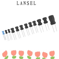 LANSEL1 145Pcs Choke Inductor, 12 Values with A Storage Box Inductor, Values Assortment 10uH-10mH In