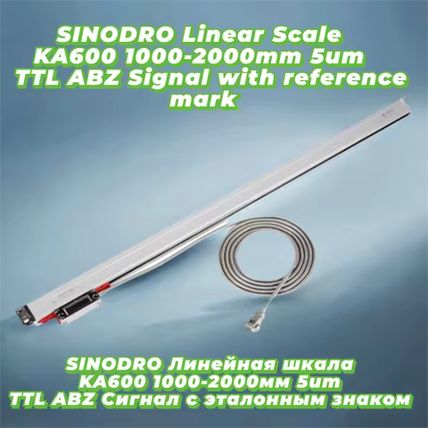 SINO KA-600 1000 1100 1200 1300 1400 1500 1600 1700 1800mm Linear Glass Scale KA600 0.005mm Optical 