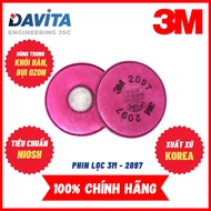 bag dust filter for gas mask 2097 P100 3M
