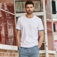 Citylink Xinjiang Long-Staple Pure Cotton Summer T-Shirt - White