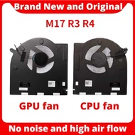 Replacement New Cpu+Gpu Cooling Fan For Dell Alienware R3 M17 R4 P45e 0H5tyj 0Cnv63 Fm7j Fm7h Dc280