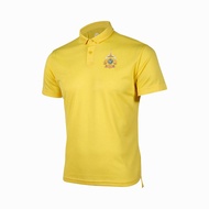 WARRIX เสื้อโปโล สีเหลือง พร้อมตราสัญลักษณ์ รุ่น PIQUE POLO  (WA-241PLAKI03)