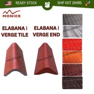 MONIER Elabana Universal Verge Tiles Verge Tile End Roof Tiles Fitting Atap