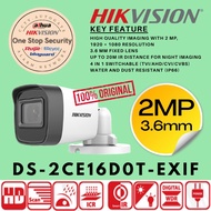 HIK VISION 2MP Bullet DS-2CE16D0T-EXIF - NEW*