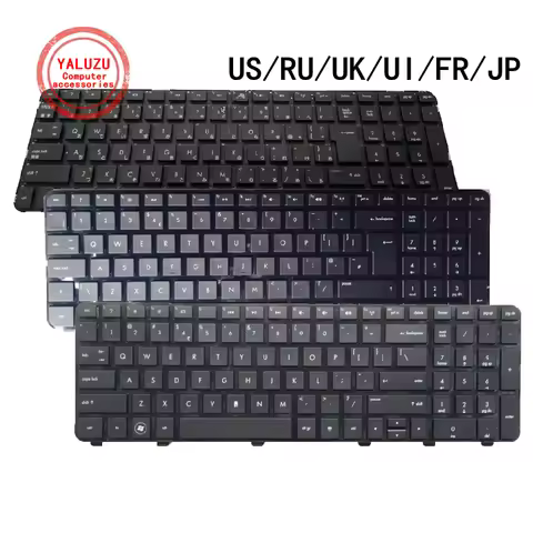 US/RU/UK/UI/FR/JP Laptop Keyboard For HP Pavilion DV6 DV6-6000 DV6-6100 6101 6151 TPN-W104 HSTNN-E08