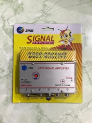 Splitter Booster Cabang 4 CATV / Signal Amplifier Penguat Signal TV 4 Way