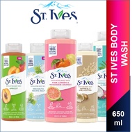 【Mix】St Ives Body Wash, 650ml Soothing Body Wash Body Exfoliator