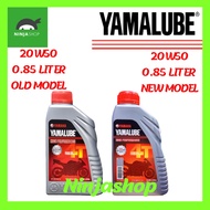 YAMALUBE 4T 20W50 0.85 LITER / 20W50 1 LITER ENGINE OIL MOTORCYCLE LUBRICANT MINYAK HITAM ENJIN