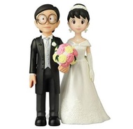 【超罕有】 UDF Medicom Toy 哆啦A夢 多啦A夢 叮噹 Stand By Me 2  No.590 大雄 靜香 結婚Figure 公仔 