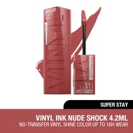 MAYBELLINE Super Stay Vinyl Ink Nude Shock 115 Peppy