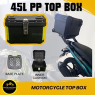 TOPBOX Premium PP Box Motor 45l Top Box Motor Jbstyle Motorcycle Box Petak Waterproof Y15zr Lc135