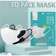 FUNLALA 3D Face Mask Disposable Mask Face Mask Viral Face Mask (10 pcs)