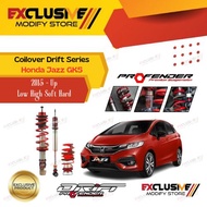 COILOVER DRIFT SERIES HONDA JAZZ GK5 (2015+) PROFENDER ORIGINAL THAILAND LOW HIGH SOFT HARD ADJUSTAB