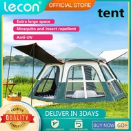 Lecon Camping Tent Outdoor Folding Portable Tent Camping Rainproof Sunproof Waterproof Tents