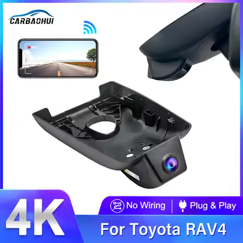 4K 2160P Plug and play Easy Installation Car DVR Video Recorder Dash Cam Camera For Toyota Rav4 4th 