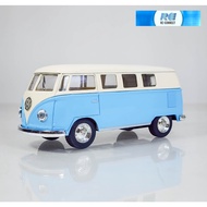 Fog Car Model Van V-Shaped Volkswagen KINSMART 1:32 Classic 1962 Bus (13 cm.) Vintage Toy
