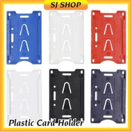 ID Plastic Card Holder | Hard PVC ID Name Card Holder