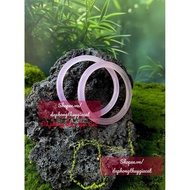 Super Cute Pink Chalcedony Chopsticks Ring Size 51-55mm