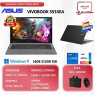 Laptop Asus VivoBook S533EA i7 1165G7 RAM 16GB 1TB SSD 15.6FHD W10