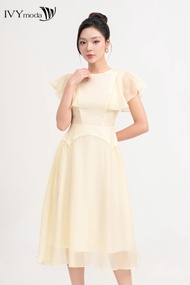 Jenna Dress - Đầm Tencel cánh tiên IVY moda MS 48M8806